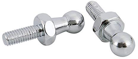 Lodokdre Std 002 Lot de 2 boulons à rotule M6 10 mm pour jambe de suspension, tige et rotule