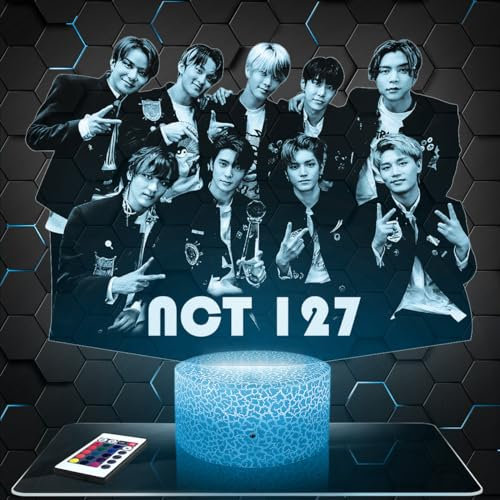 Lampephoto.fr Lampe NCT 12 deko Zimmer Mädchen Lampe 3D NCT 12objekt k-pop Korea Koreanischer Pop Geschenk gedämpftes Licht Nachtlicht deko Büro. Eigenartig Geschenk Weihnachten Teenager