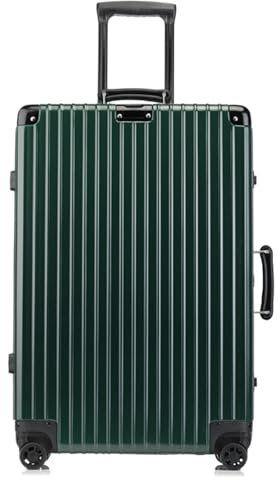 Koffer Retro-Koffer, Aluminiumrahmen, Trolley-Koffer, Universal-Rad-Boarding-Koffer, multifunktionaler tragbarer Koffer Koffer für Unterwegs (Color : A, Size : 29in)