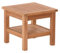 Teako Design Beistelltisch Monza Teak Massivholz, Gartenmöbel. Langlebige Teakholz Möbel, Wetterbeständiger Teaktisch, FLEGT-lizenziert, Outdoor Möbel, naturfarben, 50 cm