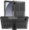 iCatchy Case for Samsung Galaxy Tab A9 (8.7'' Inch) Heavy Duty Hard Tough Dual Layer Hybrid Shockproof Cover compatible with Samsung Tab A9 (SM-X110/X115/X117) Tablet Case (Black)