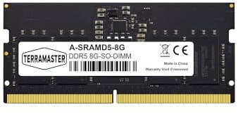 TERRAMASTER Memorycity - Memoria RAM DDR5 (8 GB, SO-DIMM, 4800 MHz, para F2-424, F4-424 Pro