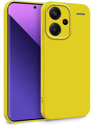 MyGadget Funda para Xiaomi Redmi Note 13 Pro Plus 5G en Silicona TPU - Carcasa de Doble Capa - Case Resistente Antigolpes y Anti choques - Ultra Protectora Amarillo
