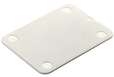 ROTO Unterlegplatte 53 x 66 x 1,5 aus Kunststoff weiß