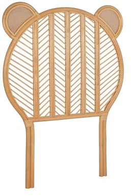 sweeek - Tête de lit en rotin pour Chambre Enfant. Nias 90 x 100cm. Coloris Naturel