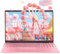 OMSERVB Computer portatile rosa da 15,6 pollici, 12a generazione N95 (fino a 3,4 Ghz), DDR4 32G RAM, SSD NVME da 512 GB, Windows 11 e Office 2019, blocco impronte digitali, PC portatile con KB