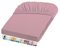liebling Elasthan Spannbetttuch 90x200 bis 100-220 cm, mit Rundumgummizug, Blickdicht faltenfrei & atmungsaktiv, Ökotex 100, Matratzen bis 26 cm Höhe, Altrosa
