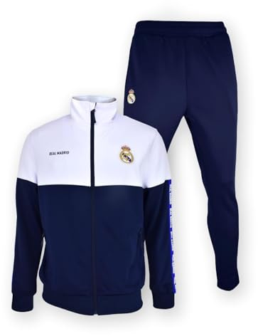 Real Madrid Trainingsanzug Kinder - Größe 116 - Saison 2024/2025 - Jungen und Mädchen - Fußball Trainingsanzug