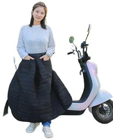 QXYOGO Roller Beinschutz,Motorrad Beindecke Roller-Beinabdeckung, Kniedecke, wärmer, Winddicht, Motorrad-Einwinterung, Winterwärmer, Thermodecke, Beinwärmer, Steppdecke