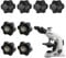 8 PCS M6 Clamping Nuts 32MM Knob Grip Screw, Black Plastic Star Shape Handle Nuts Threaded Female Clamp Nuts For Machines Industrial and Systems, Furniture, Machine Tools, Fitness Equipment