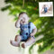 iDIY Personalisierte Weihnachtskugeln - Personalisierter Weihnachtsschmuck - Weihnachtskugeln Foto selbst gestalten - Christbaumkugel mit eigenem Foto - Foto