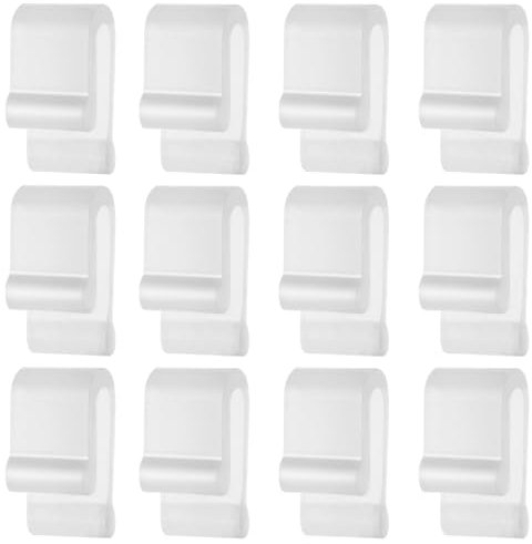 12stk Schutzclips für Dutch Oven-Deckel, Silikon-Topfpuffer-Heber Schutzclips für Kochgeschirr zum Aufbewahren Stapeln und Präsentieren Zubehör für Dutch Oven-Töpfe (Transparent)
