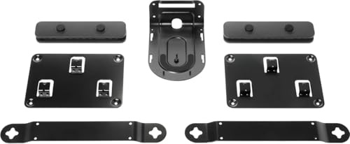 Logitech 939-001644 Rally Mounting Kit for Rally & Rally Plus (Renewed) | Includes Camera Mount, 2x Speaker Mounts, Table Hub & Display Hub Mounts, 2x Cable Holders