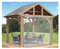 RLINZ Rideau Extérieur Transparent Rideaux De Bâche D'extérieur avec Oeillets Jardin De Gazebo, Panneaux Latéraux De Pergola, Murs Latéraux De Carport, Personnalisable (4x5m)