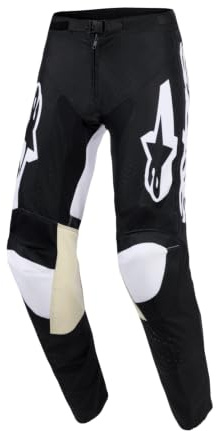 Alpinestars Racer Air Riway Motocross Hose, schwarz/weiß, 32