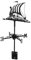 BESTonZON Girouette Décorative Forme de Voilier pour Jardin et Terrasse Indicateur de Direction Vent Pratique et Facile à Installer pour Pelouses et Extérieurs