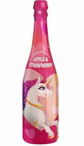 Bevanda analcolico per bambini UNICORNO - 0,75l - GUSTO FRUTTA Mela - drink aperitivo per bambini - Ideale per feste di compleanno ecc.