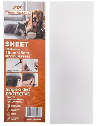 Kratzschutz für Möbel | Peel-And-Stick 5 Stück | Transparenter Kratzfester Wandschutz für Katzen | Für Wohnung Haus Schlafzimmer Man