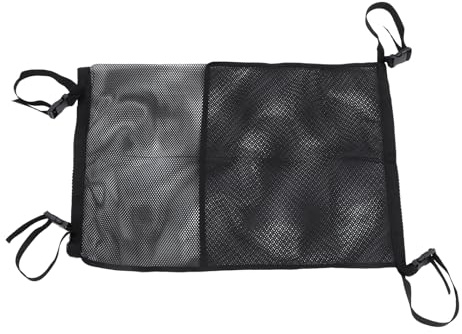 HAPINARY Wheelchair Oxygen Tank Holder Dual Bottle Mesh Storage Bag Portable Oxygen Carrier for Wheelchair Travel and Home