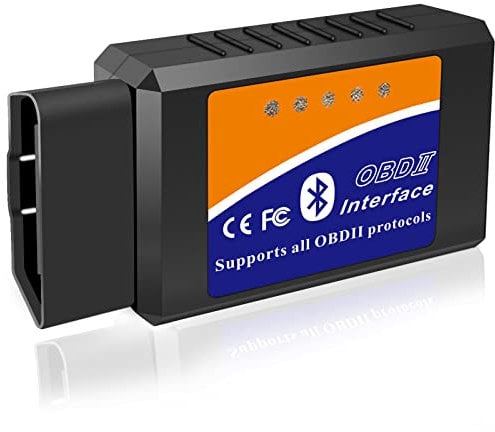 OBD2 Bluetooth Diagnosegerät Scanner Code Leser für iOS Android iPhone Windows, Auto Diagnosegerät OBD ODB2 Adapter für Alle OBDII Protokoll Fahrzeuge