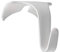 Multipack STAS Molding Hooks for Picture Rails (10, White)