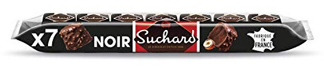 Suchard Chocolat Rochers Noir 245 g - Lot de 7