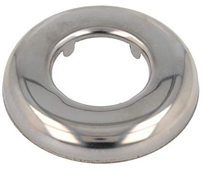 tecuro Siphonrosette Innen-Ø 32 mm x Außen-Ø 67 mm x Höhe 10 mm, Messing verchromt