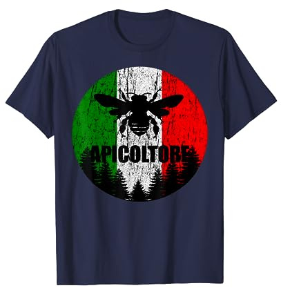 Bandiera italia Ape regalo Apicoltura patriota Apicoltore Maglietta