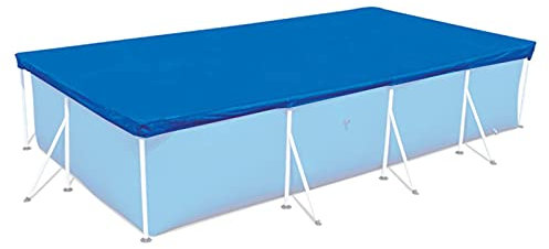 Bâche de piscine gonflable rectangulaire pour l'été, piscine extérieure, couverture rectangulaire de piscine pour piscines familiales, quatre options de taille