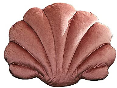NIUXICH Seemuschel-Dekoratives Kissen, dickes, weiches Sitzkissen mit gefülltem holländischem Samt, für Sessel, Bett, Couch, Cean, Heim- und Bürodekoration