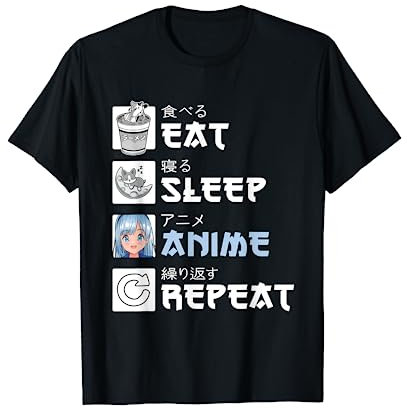 Anime T-Shirt Kawaii Manga Oggetti giapponesi Gadget Maglie Maglietta