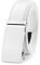 guvoosm Gürtel Herren,Leder Automatik Gürtel Für Herren Business Anzug -3,5cm Breite-51-110-White