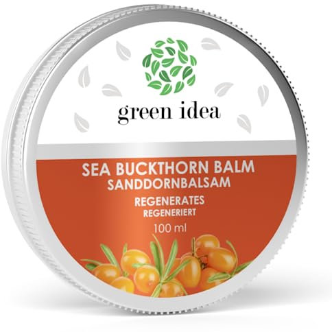 Green idea – SANDDORN Creme - Handcreme Naturkosmetik - Körperlotion - Feuchtigkeitscreme - intensiver Schutz für Haut - Körperbutter - regenerierende und beruhigende Wirkung 100 ml