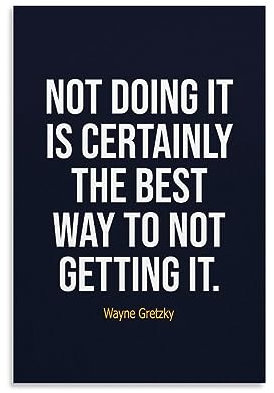 Inspirierende Zitate Wayne Gretzky Motivierende Wandkunst Poster Wandkunst Malerei Leinwand Drucke Dekor Poster Artworks 2