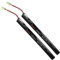 MXJFYY 2 Stück 9,6 V 1600 mAh wiederaufladbarer Airsoft-Akku-Stick, 2/3 A NiMH-Akku für Airsoft-Waffen RPK PKM G36C AK47 MP5K-Modelle