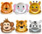 YumSur Jungle Safari Theme Party Plates,60Pcs Disposable Paper Plates Safari Party Decorations Kids Birthday Party Supplies Animal Tableware Decorations Baby Shower Plates Set