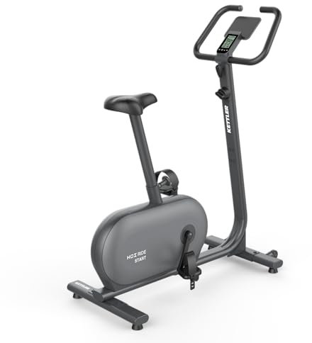 KETTLER SPORT Heimtrainer HOI RIDE START | Manuelles Magnetbremssystem mit 10 Widerstandsstufen | Komfortsattel und Lenker individuell einstellbar