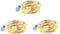 innolife 3 Pack Battery Fairy Lights with Timer, 2M 20 LEDs Copper Wire Fairy Lights CR2450 Battery Operated Waterproof Battery String Lights Indoor for Bedroom Wedding Jars Bottle Decor(Warm White)