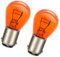 SOFOC-BA15D 21W/5W Camper Nautica Rimorchio Luce Interna Luce Posteriore/Freno Combinata Lampadina 24V Giallo Ambra Doppio Contatto 2Pez