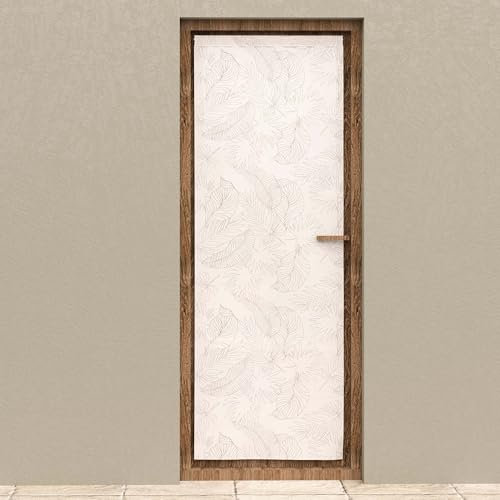 Soleil d’Ocre Celia Tenda in voile per porta finestra, da 70 x 200 cm, di colore tortora