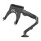 Adjustable Monitor Stand Laptop Arm Mount for Desk Holds 4.4-19.8lbs, 2 in 1 Adjustable Gas Spring Arm Single Monitor Desk Mount with Tray for 17-30 Screens or 10-16 Laptops Monitor Mount Monitor