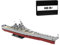 BlocteckToy MOC Klemmbausteine Kriegsschiff Modell, 3774 Teile Schlachtschiff USSMissouri WW2 Militär Technik Groß Schiff Set, MOC-196414