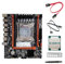 Jrifedptry X99H Desktop Scheda Madre+E5 2666 V3 CPU+Grasso Termico LGA2011-V3 B85 DDR3X4 ECC Slot M.2 NVME PCI-E 3.0 X16 Nero PCB Scheda Madre 1Set