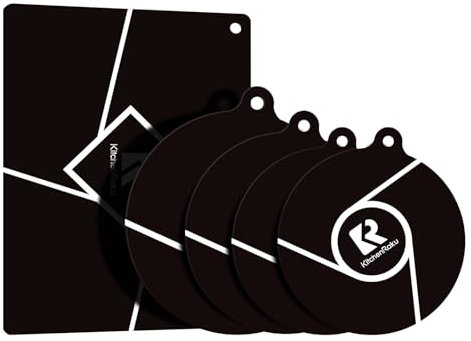 Copri Piano Induzione, Copri protezione tappetino piano induzione cottura copertura coprifornelli Cucina (2 * 20cm&1 * 24cm&28cm &1 * 26x35cm, Rettangolo & Cerchio)