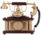 RespireFinem 1920er Vintage Retro Harz Telefonmodell Dekoration Einzigartige handgefertigte Schreibtischverzierungen für Cafe Bar Home Office Fensterausstellungsidee