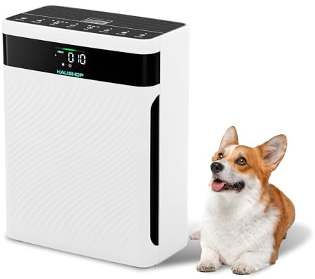 HAUSHOF Purificador de Aire con Filtro HEPA H13