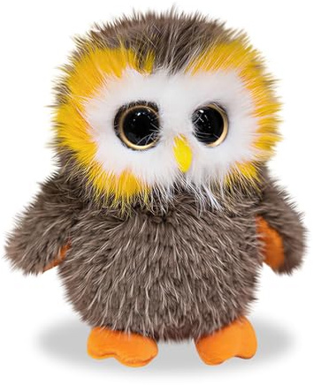Aurelx Eule Kuscheltier, Weiche PlüSchfigur, 20 cm SüßEs Stofftier, Braun PlüSchtier Kuscheltier, Ideal Eulen Geschenke für Jungen, MäDchen, Friends