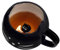 Koolkatkoo Cute Ceramic Cat Coffee Mug 12 oz Cat Lovers Kitty Tea Mugs Gifts for Women Girls Black