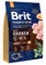 BRIT Premium by Nature Adult M Adulto MANZANA, Pollo, MAÍZ 15 KG