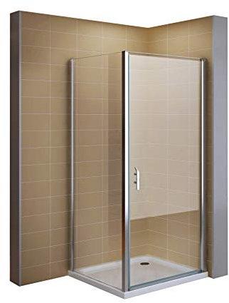 i-flair Duschkabine 85x85 cm, Eckdusche mit Fronteinstieg aus ESG Sicherheitsglas - LINKS und RECHTS montierbar #668